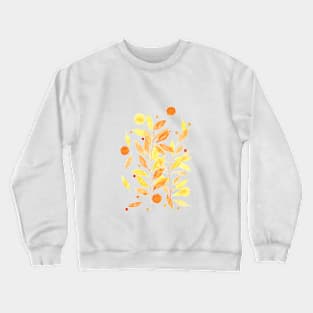 Peach and lemon plants Crewneck Sweatshirt